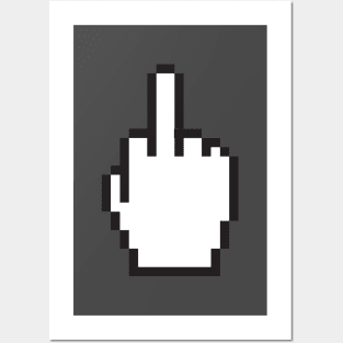 Digital Middle Finger Posters and Art